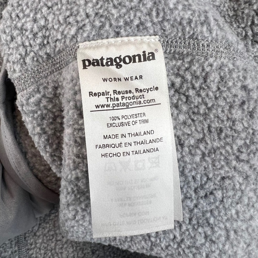 Patagonia Better Sweater Full Zip Jacket Womens Small Grey Heather Fleece - Picture 11 of 12